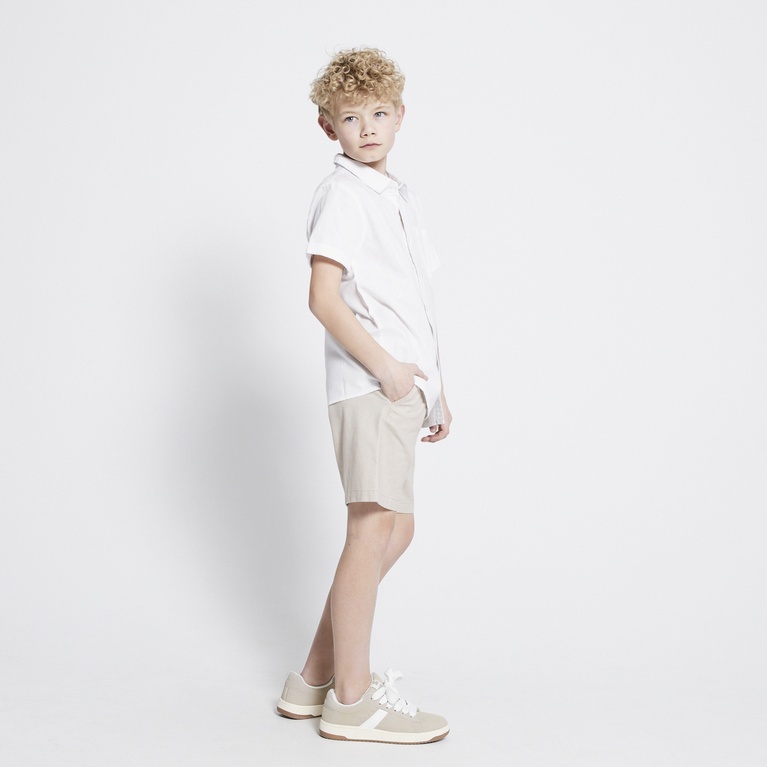 Short sleeve linen blend shirt "Tim star"